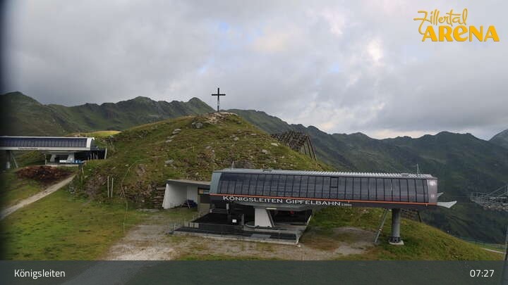 Archiv Foto Webcam Bergstation Larmach, Königsleiten
