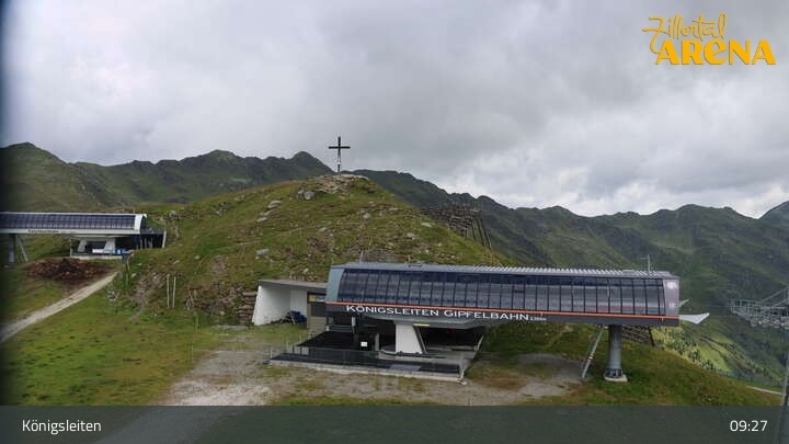 Archiv Foto Webcam Bergstation Larmach, Königsleiten