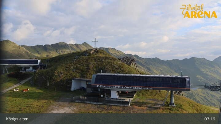 Archiv Foto Webcam Bergstation Larmach, Königsleiten