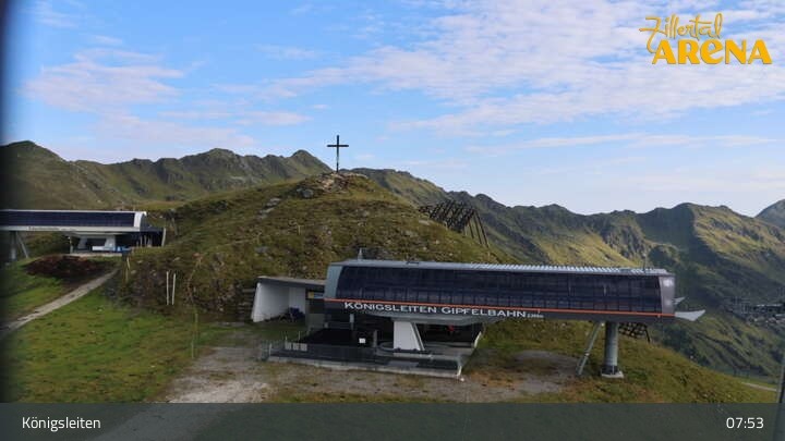 Archiv Foto Webcam Bergstation Larmach, Königsleiten