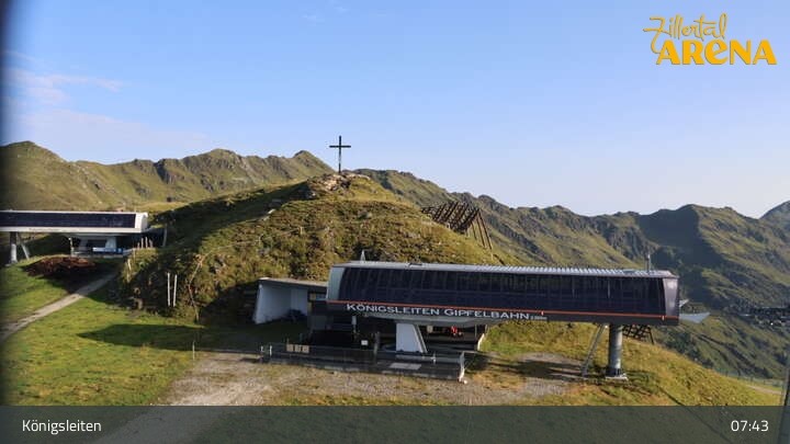 Archiv Foto Webcam Bergstation Larmach, Königsleiten