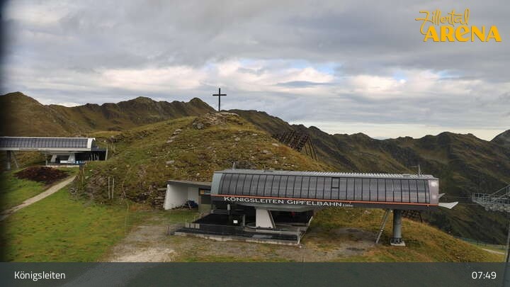 Archiv Foto Webcam Bergstation Larmach, Königsleiten
