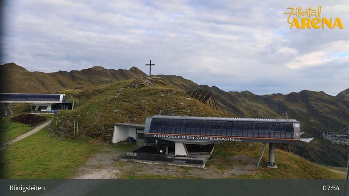 Archiv Foto Webcam Bergstation Larmach, Königsleiten