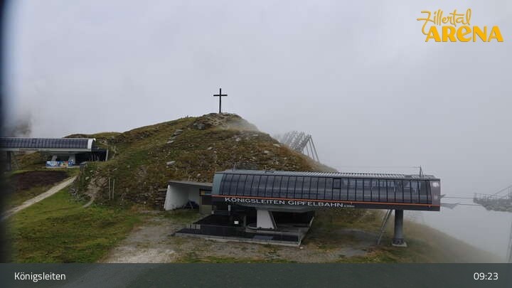 Archiv Foto Webcam Bergstation Larmach, Königsleiten