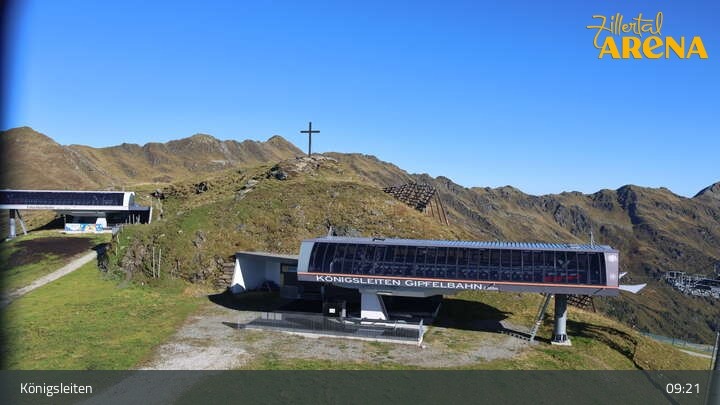 Archiv Foto Webcam Bergstation Larmach, Königsleiten