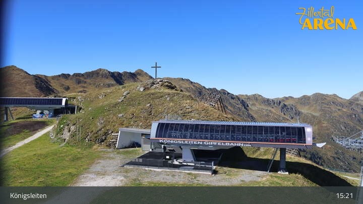 Archiv Foto Webcam Bergstation Larmach, Königsleiten