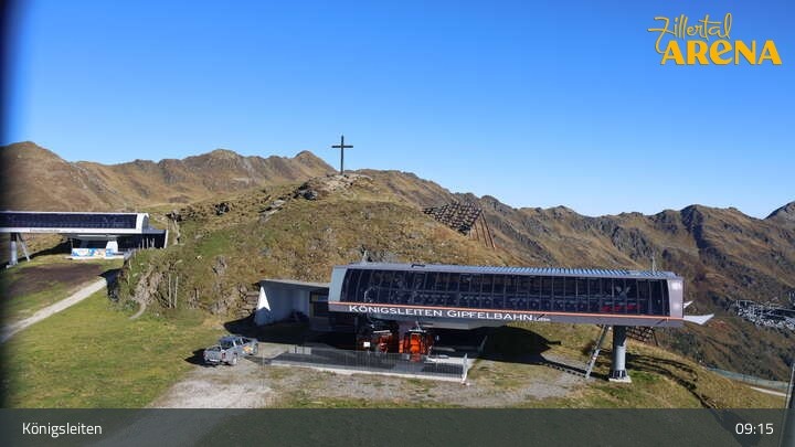 Archiv Foto Webcam Bergstation Larmach, Königsleiten