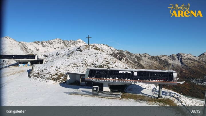 Archiv Foto Webcam Bergstation Larmach, Königsleiten