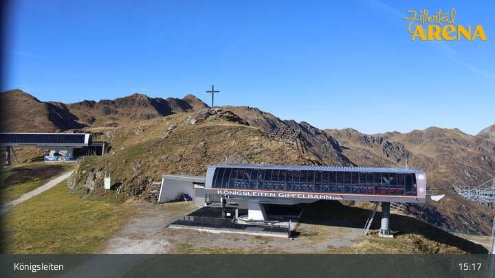 Archiv Foto Webcam Bergstation Larmach, Königsleiten
