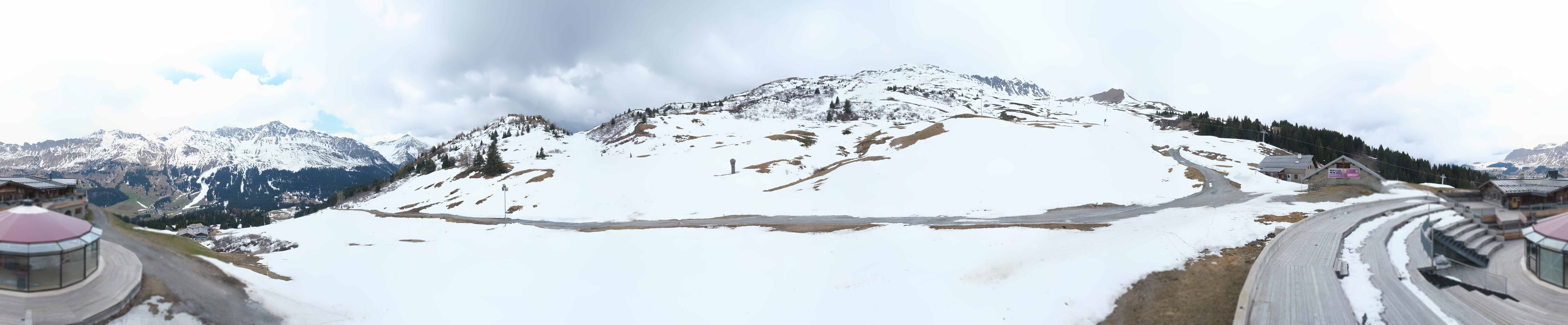 Archiv Foto Webcam Bergrestaurant Alp Stätz Lenzerheide