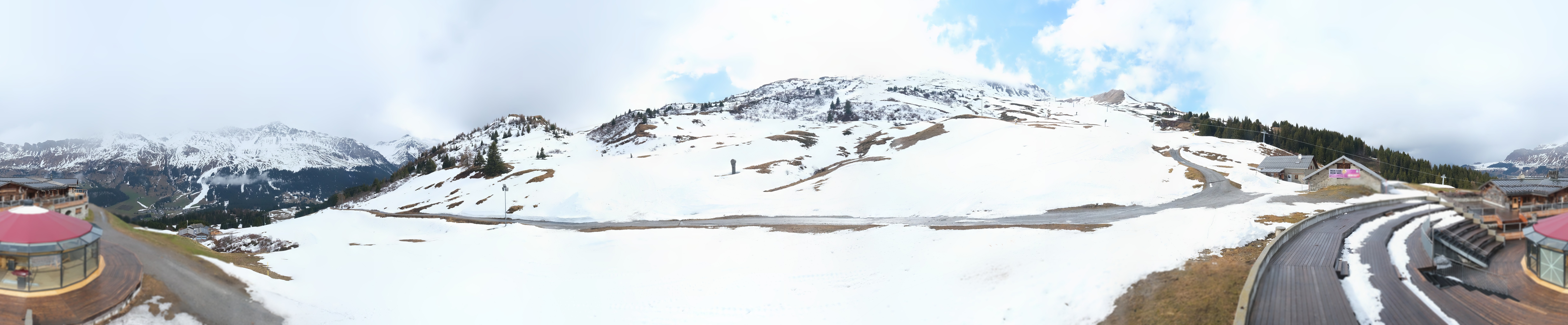 Archiv Foto Webcam Bergrestaurant Alp Stätz Lenzerheide