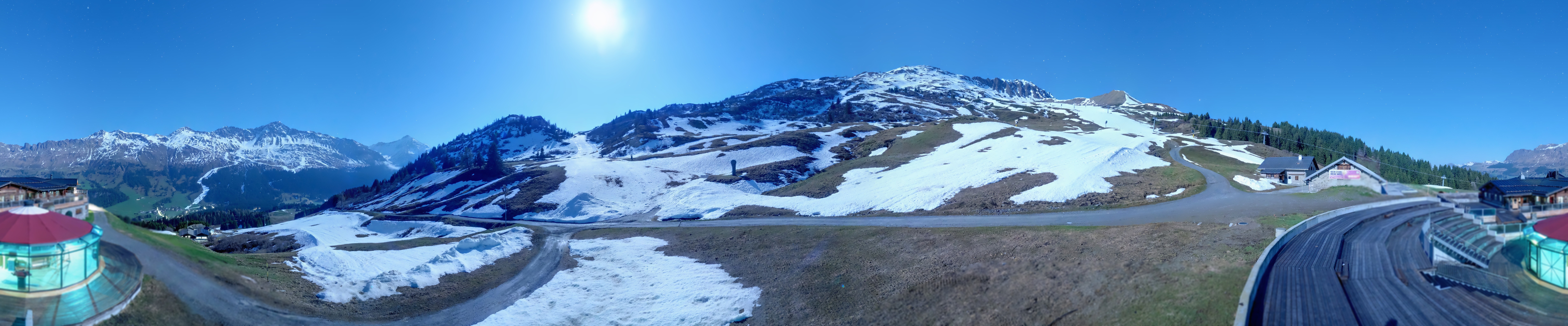 Archiv Foto Webcam Bergrestaurant Alp Stätz Lenzerheide