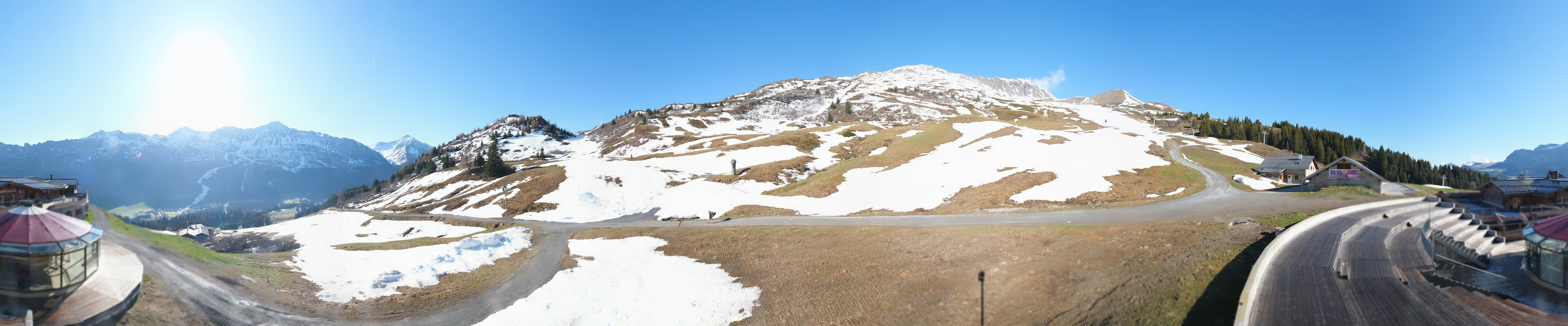 Archiv Foto Webcam Bergrestaurant Alp Stätz Lenzerheide