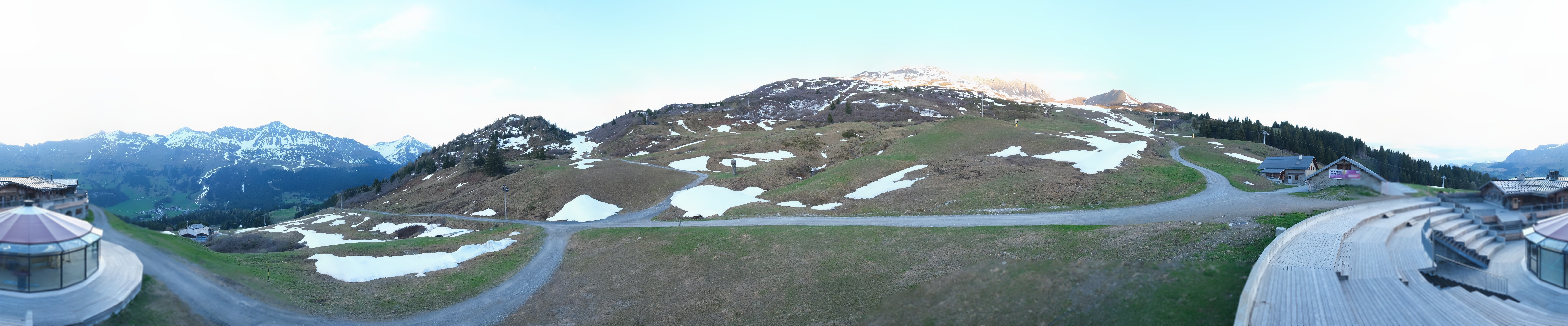 Archiv Foto Webcam Bergrestaurant Alp Stätz Lenzerheide