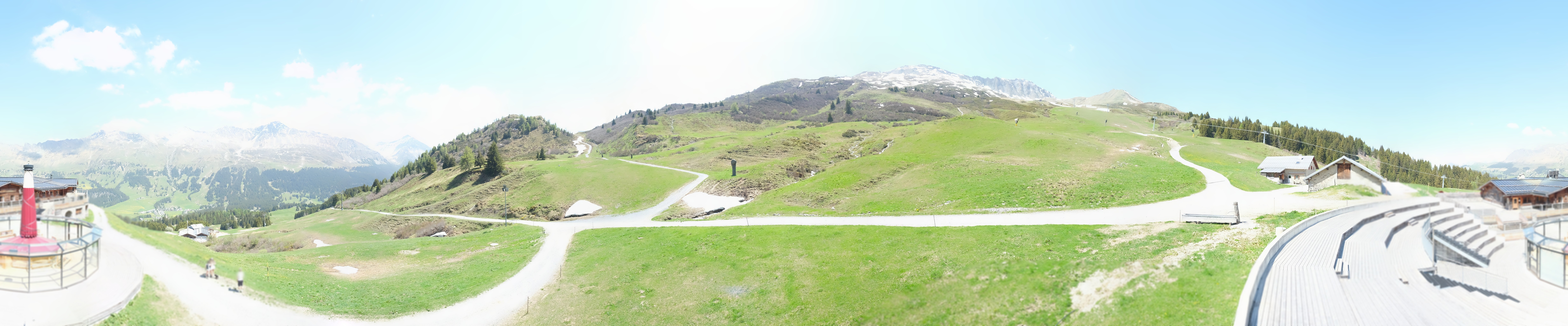 Archiv Foto Webcam Bergrestaurant Alp Stätz Lenzerheide