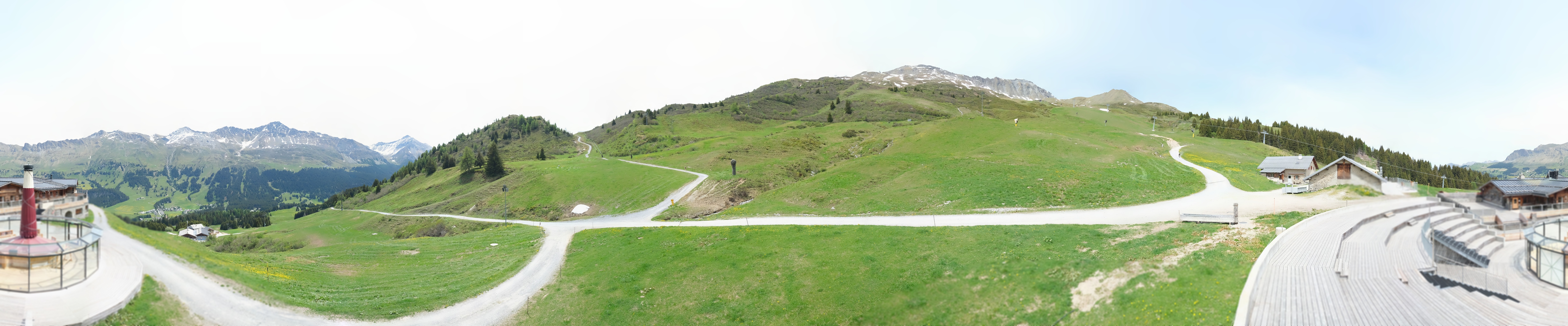 Archiv Foto Webcam Bergrestaurant Alp Stätz Lenzerheide