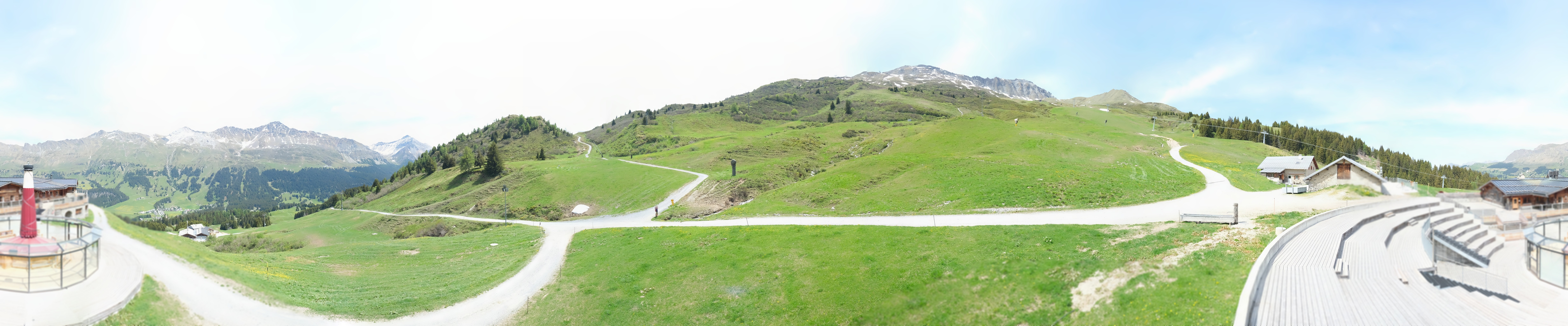 Archiv Foto Webcam Bergrestaurant Alp Stätz Lenzerheide