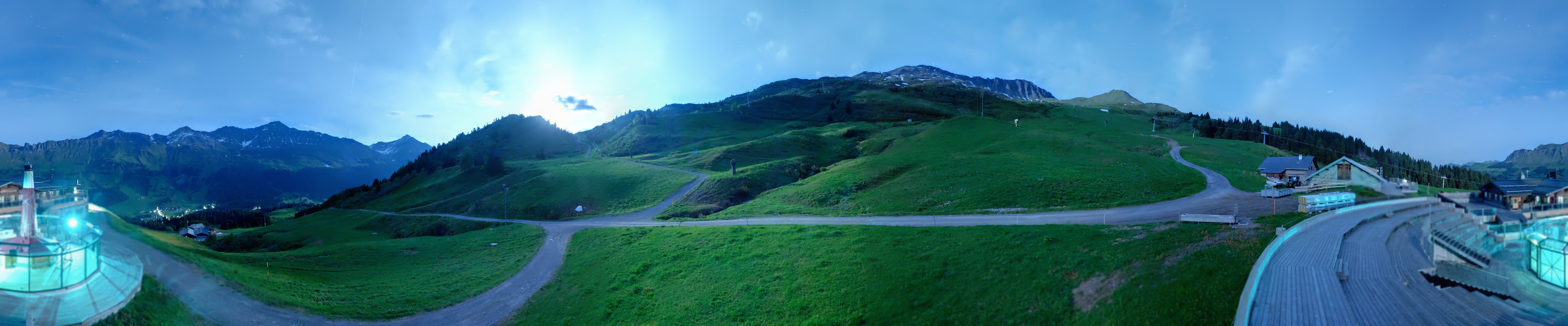 Archiv Foto Webcam Bergrestaurant Alp Stätz Lenzerheide