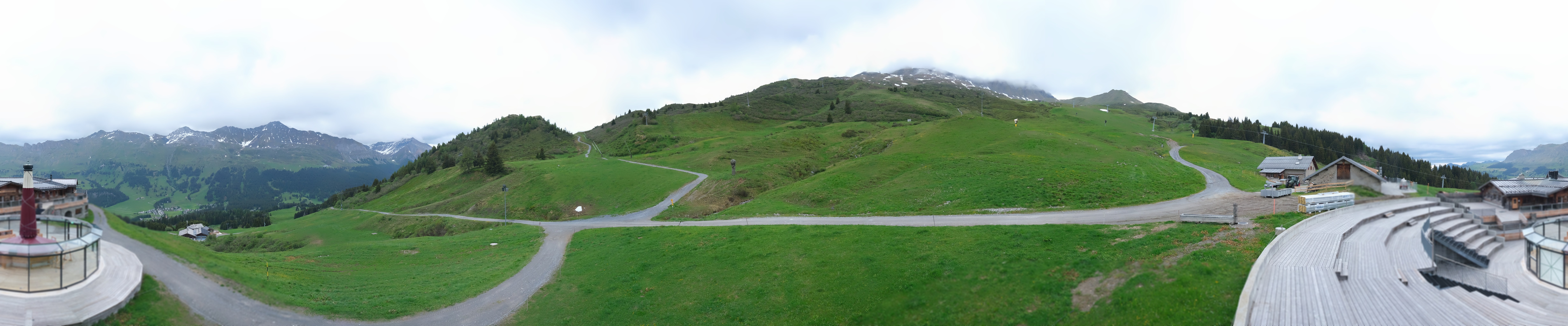 Archiv Foto Webcam Bergrestaurant Alp Stätz Lenzerheide