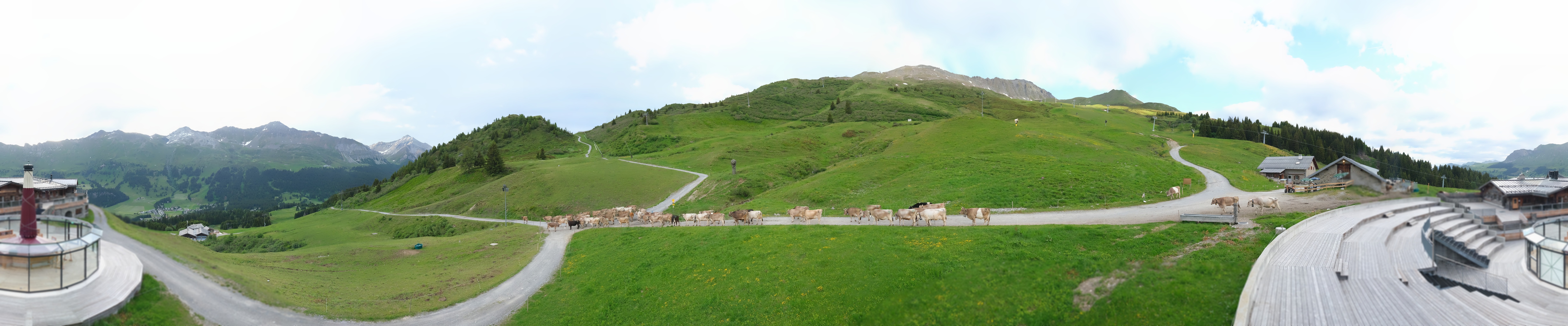 Archiv Foto Webcam Bergrestaurant Alp Stätz Lenzerheide