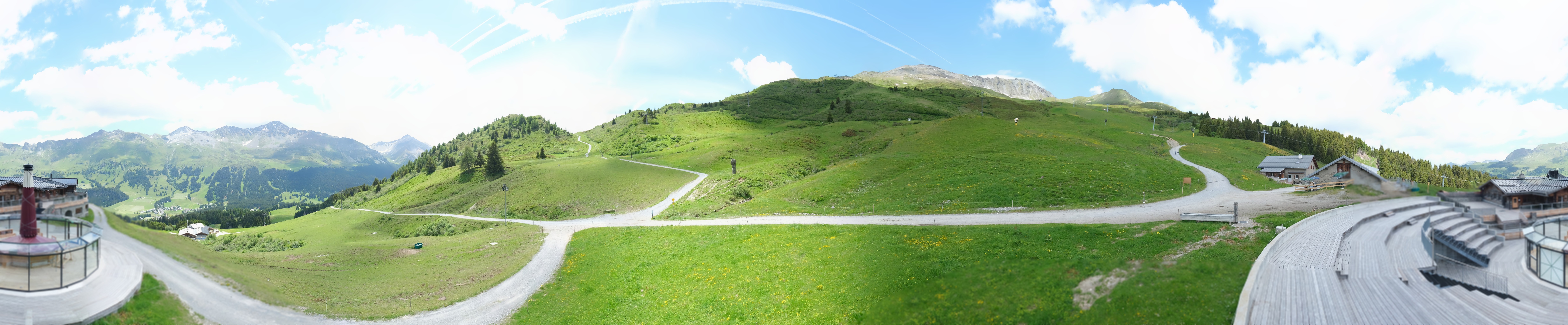 Archiv Foto Webcam Bergrestaurant Alp Stätz Lenzerheide