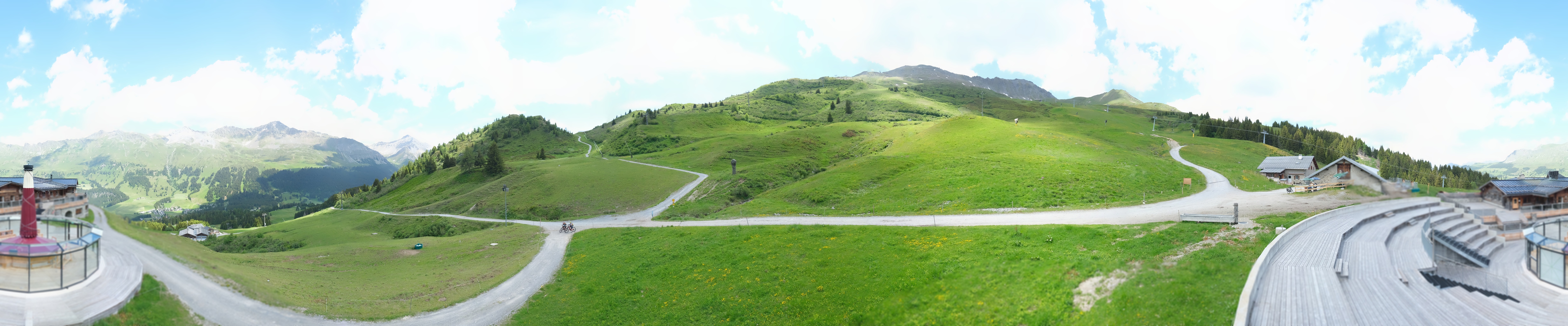 Archiv Foto Webcam Bergrestaurant Alp Stätz Lenzerheide