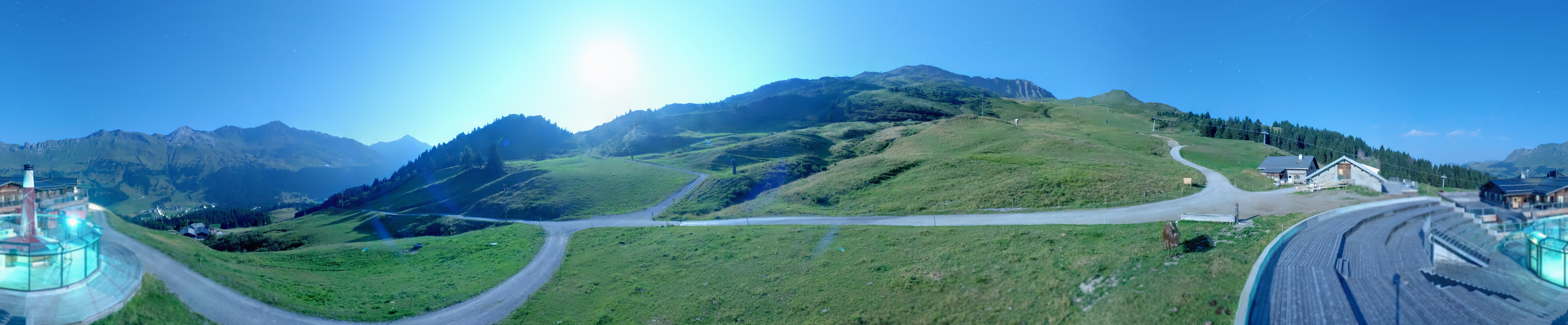 Archiv Foto Webcam Bergrestaurant Alp Stätz Lenzerheide