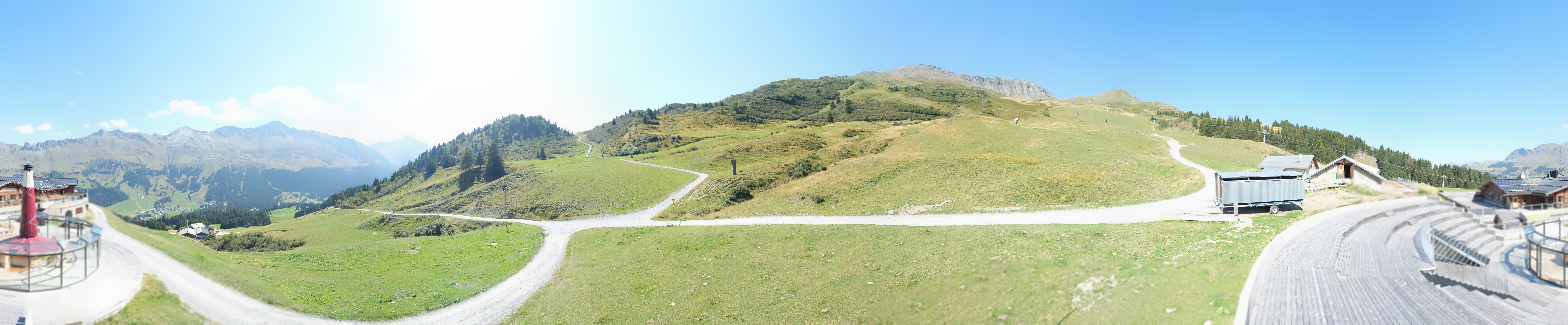 Archiv Foto Webcam Bergrestaurant Alp Stätz Lenzerheide