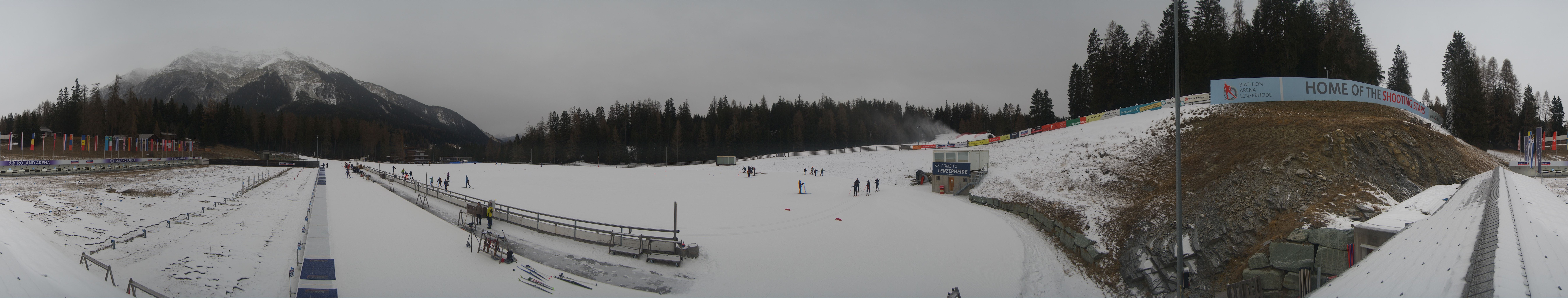 Archiv Foto Webcam Lenzerheide Biathlon Arena