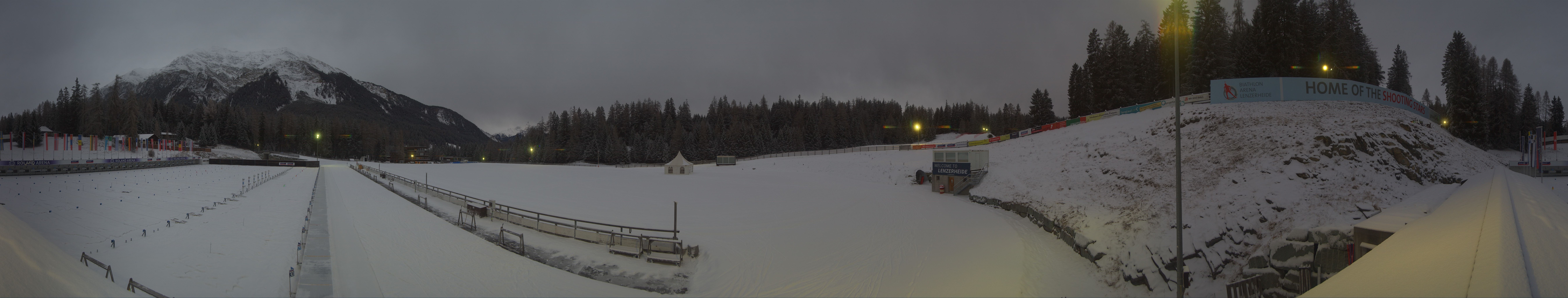 Archived image Webcam Biathlon Arena in Lenzerheide