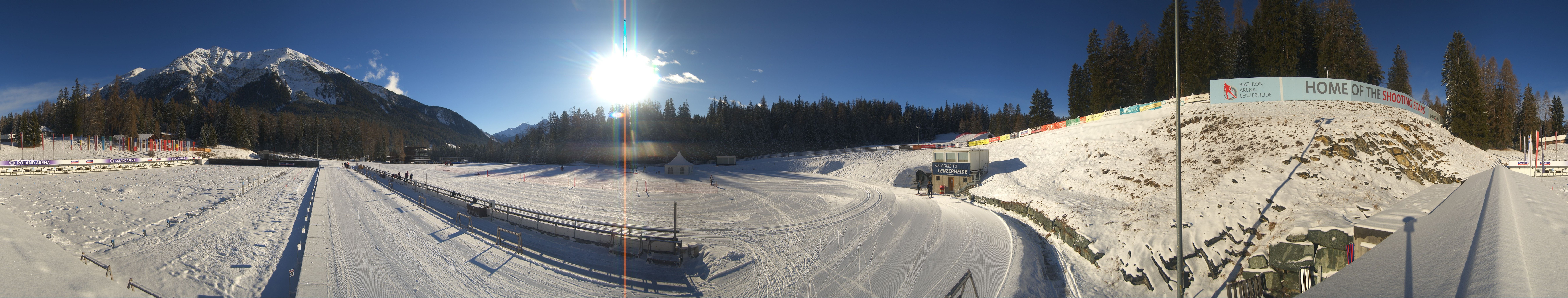 Archived image Webcam Biathlon Arena in Lenzerheide