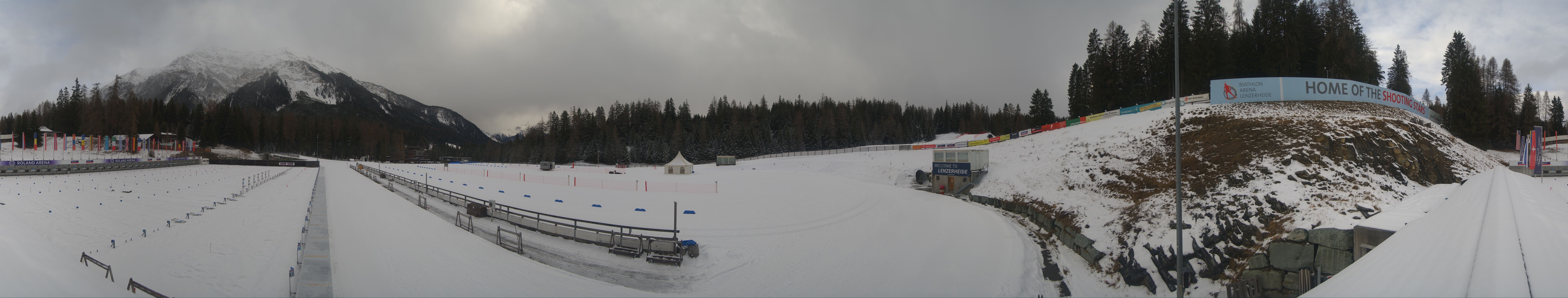 Archived image Webcam Biathlon Arena in Lenzerheide