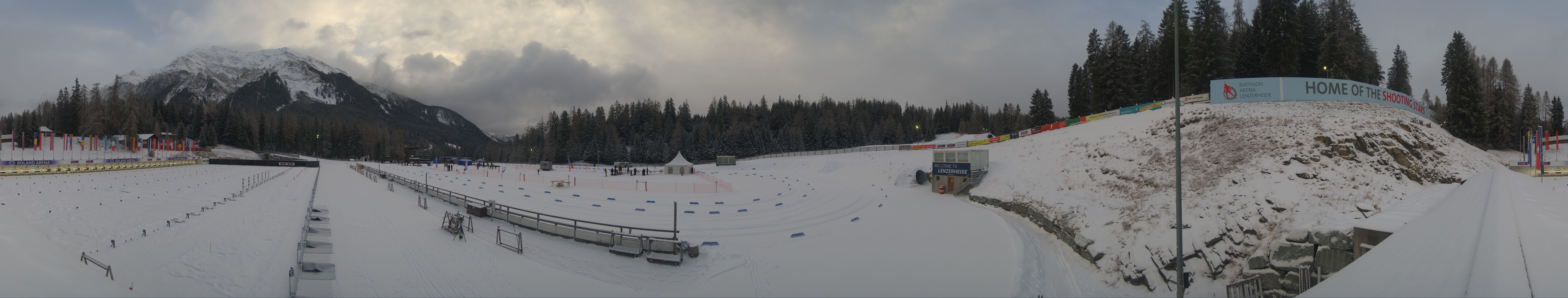 Archiv Foto Webcam Lenzerheide Biathlon Arena