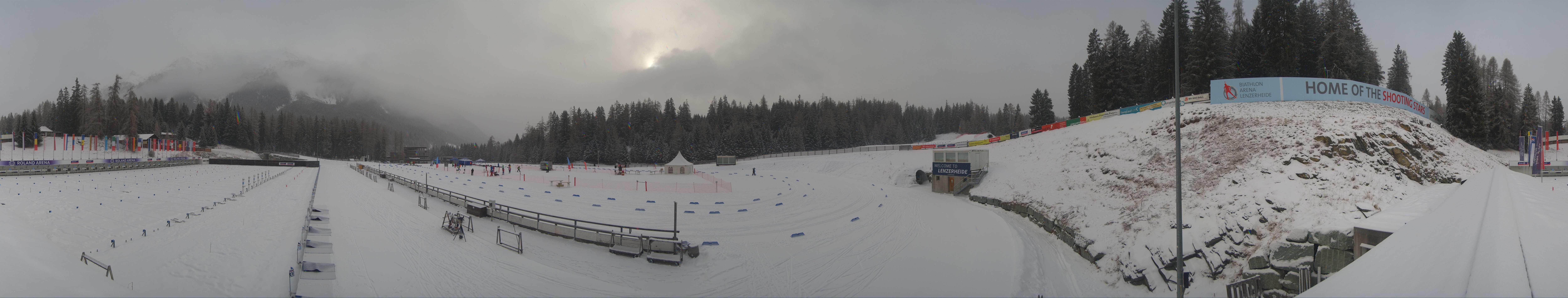 Archiv Foto Webcam Lenzerheide Biathlon Arena