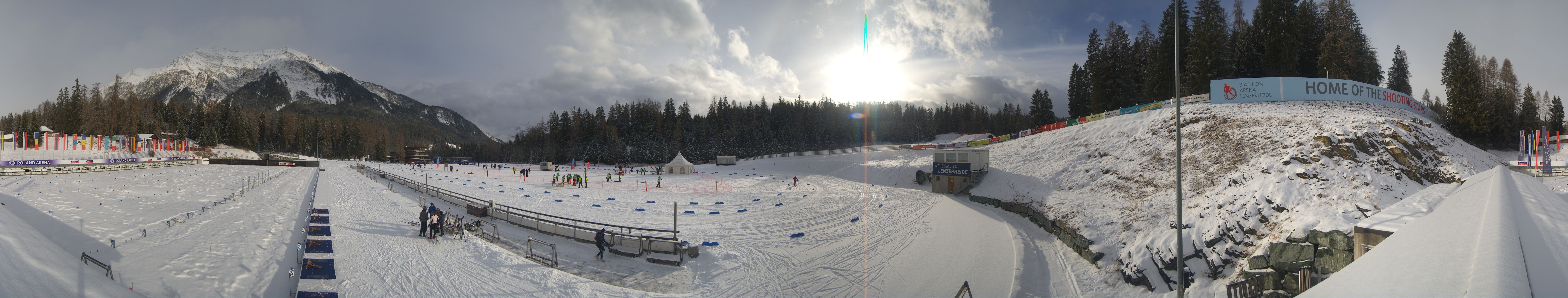 Archiv Foto Webcam Lenzerheide Biathlon Arena