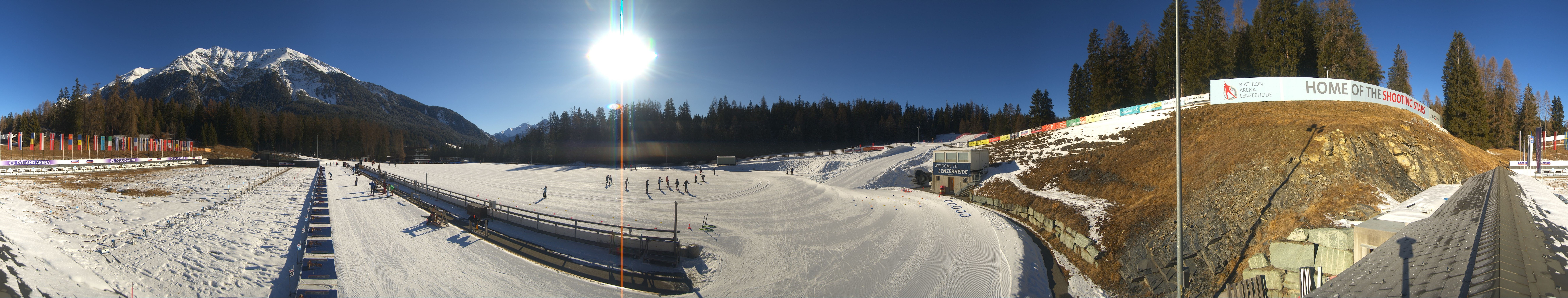 Archiv Foto Webcam Lenzerheide Biathlon Arena
