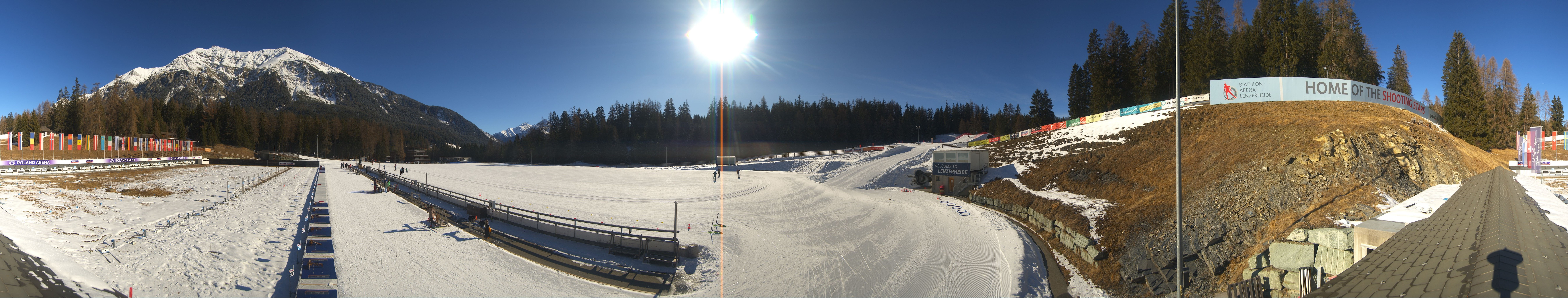 Archiv Foto Webcam Lenzerheide Biathlon Arena