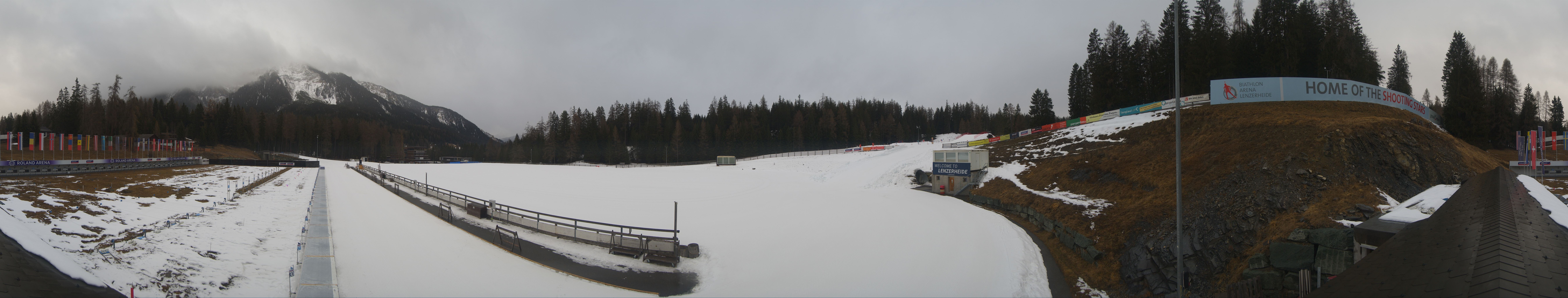 Archived image Webcam Biathlon Arena in Lenzerheide