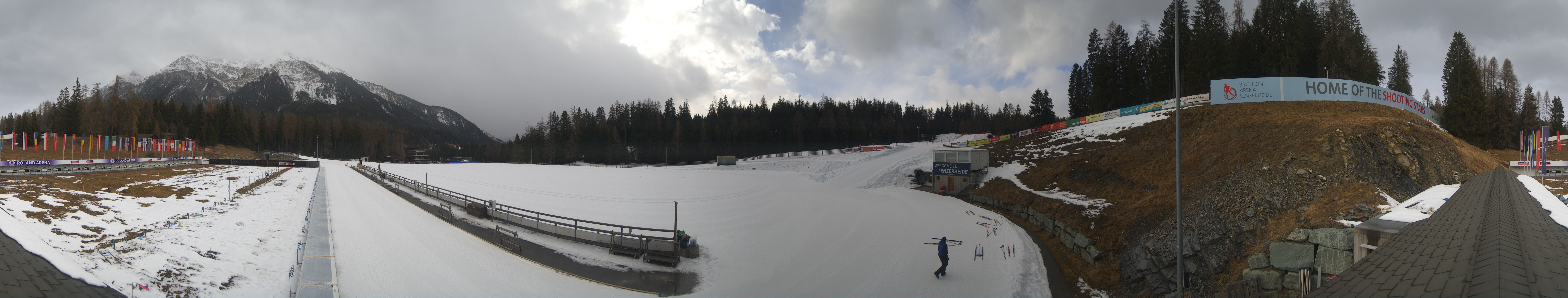 Archived image Webcam Biathlon Arena in Lenzerheide