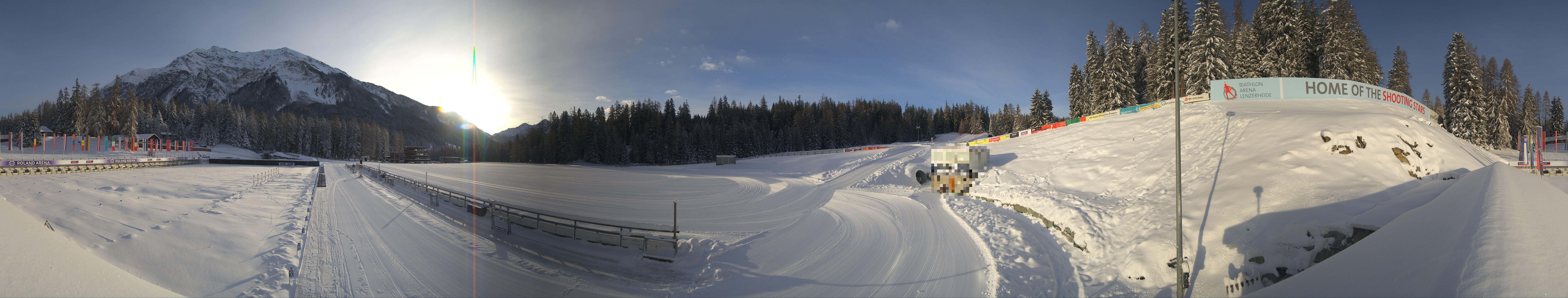 Archived image Webcam Biathlon Arena in Lenzerheide