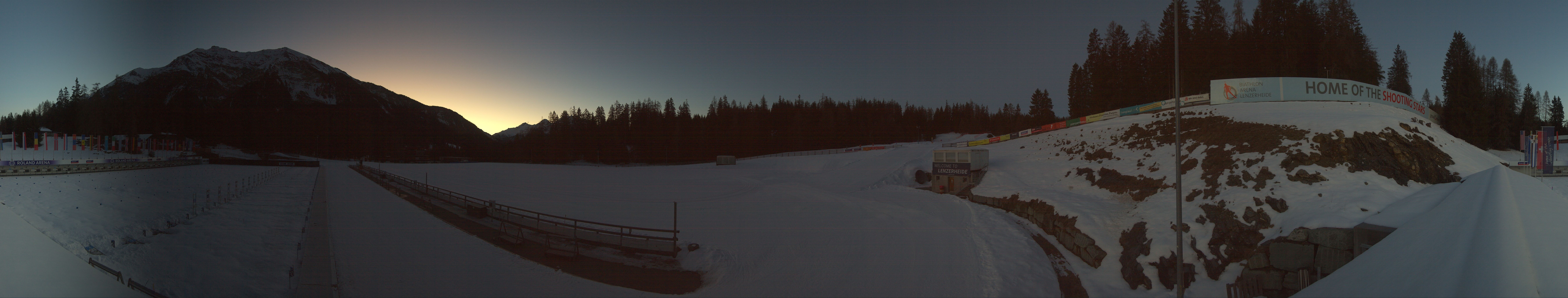 Archived image Webcam Biathlon Arena in Lenzerheide