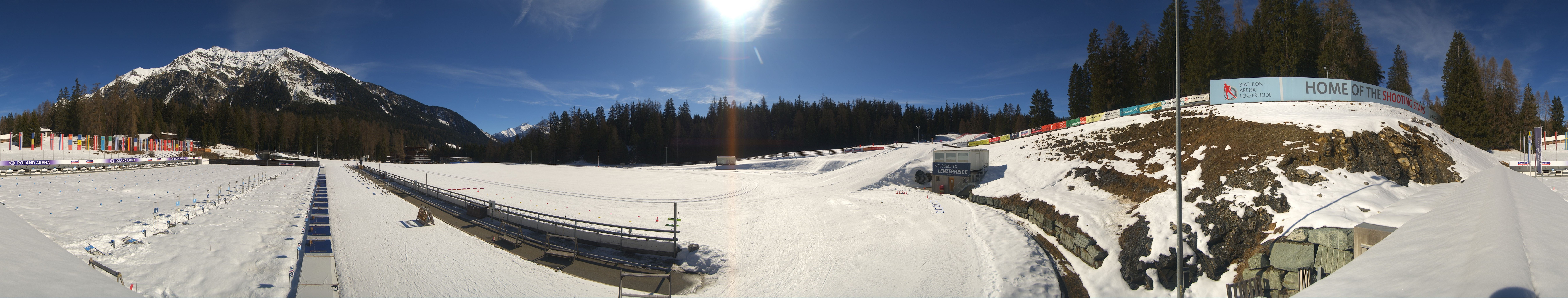 Archived image Webcam Biathlon Arena in Lenzerheide
