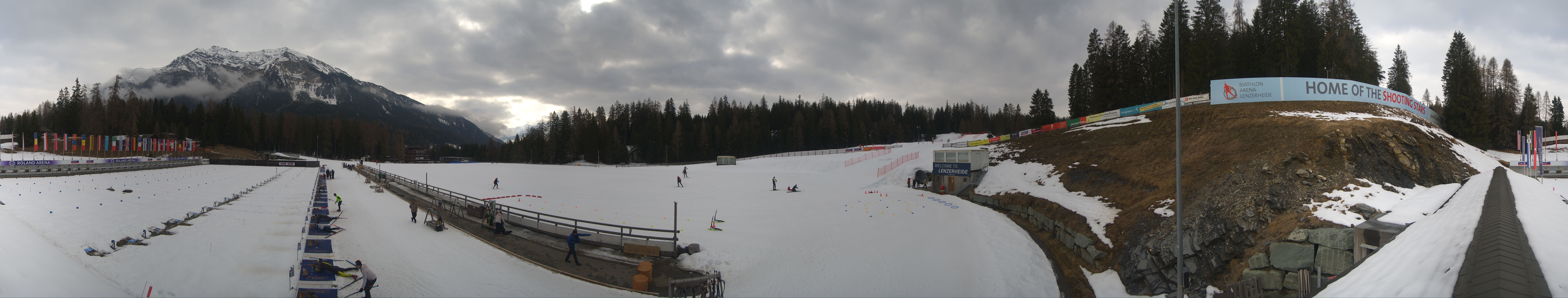 Archiv Foto Webcam Lenzerheide Biathlon Arena