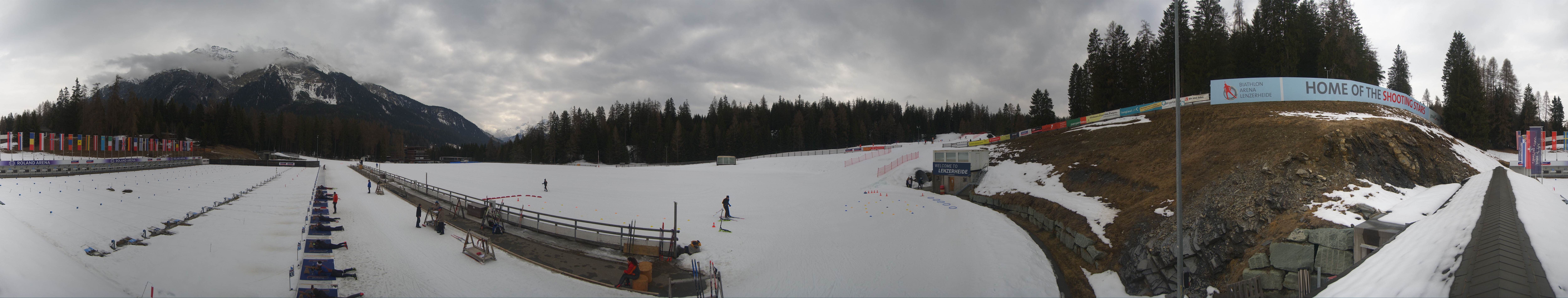 Archiv Foto Webcam Lenzerheide Biathlon Arena