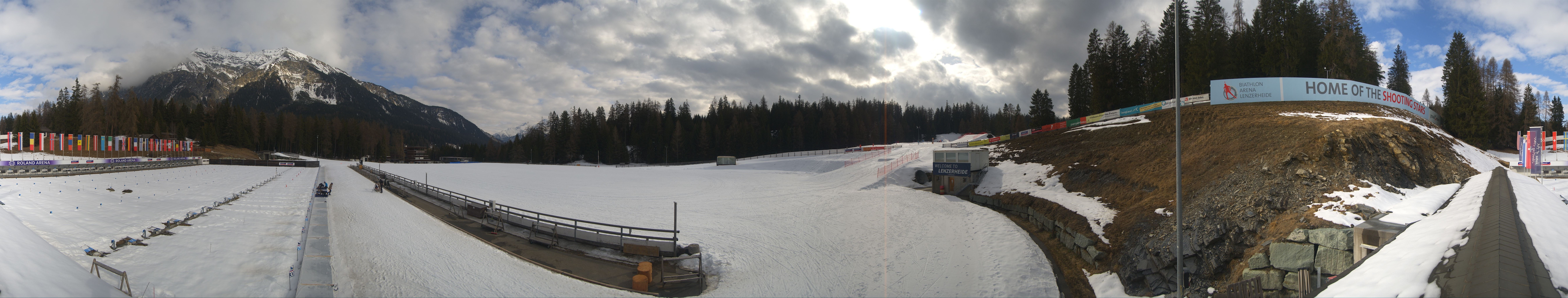 Archiv Foto Webcam Lenzerheide Biathlon Arena