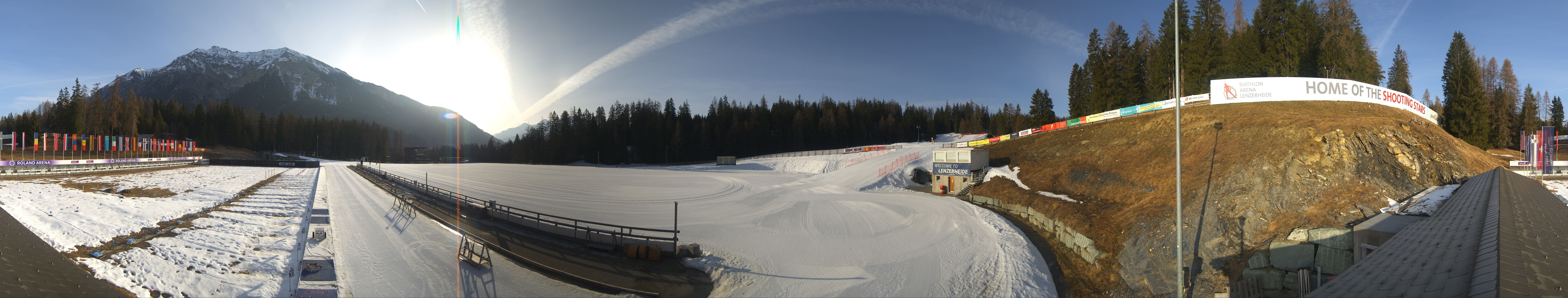 Archiv Foto Webcam Lenzerheide Biathlon Arena