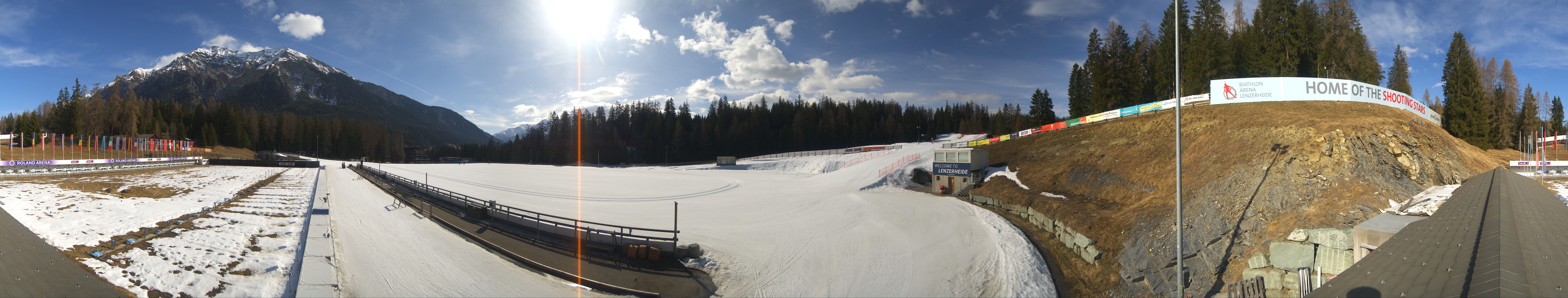 Archiv Foto Webcam Lenzerheide Biathlon Arena