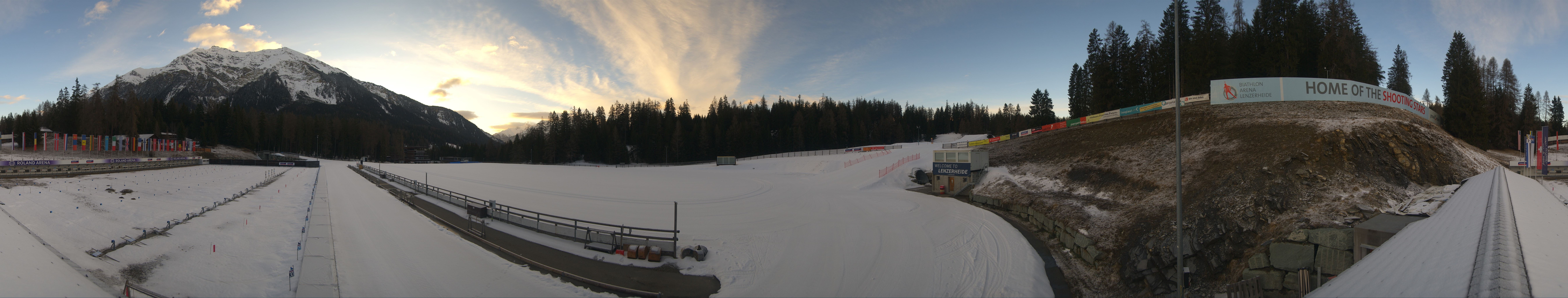 Archiv Foto Webcam Lenzerheide Biathlon Arena