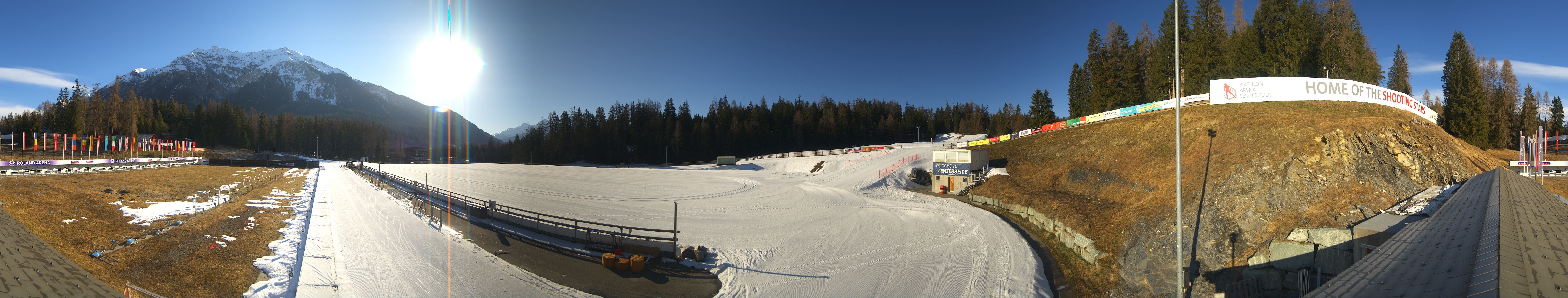 Archiv Foto Webcam Lenzerheide Biathlon Arena