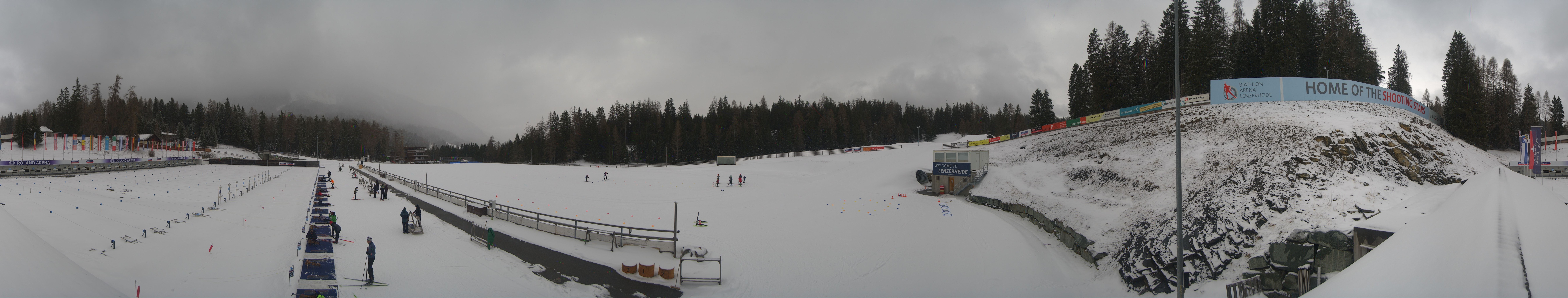 Archiv Foto Webcam Lenzerheide Biathlon Arena